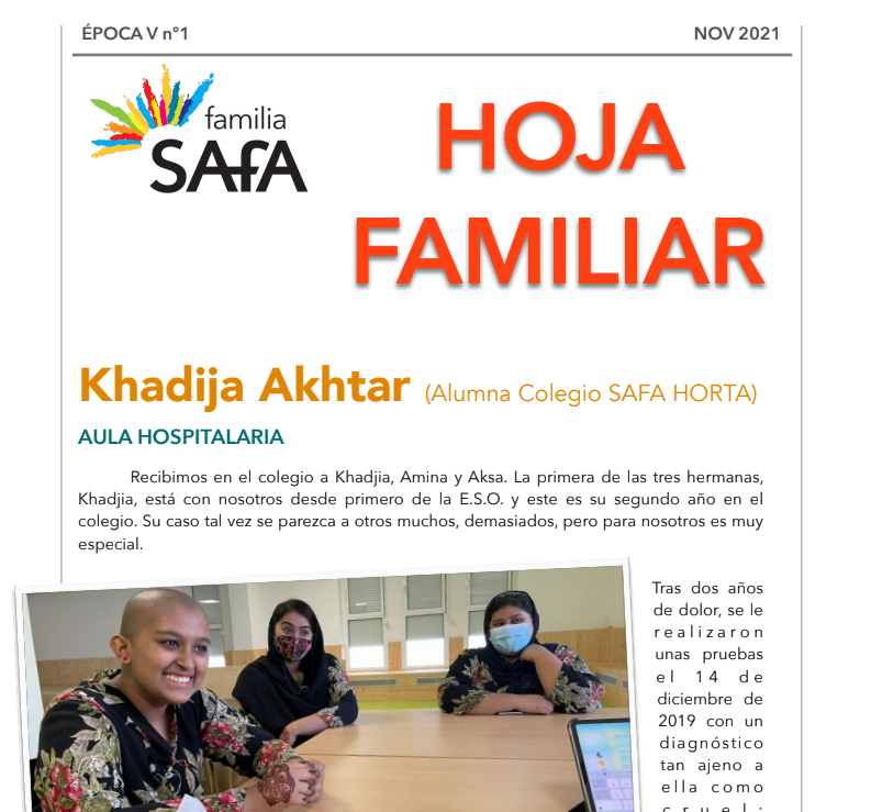 Article HOJA FAMILIAR – Família SAFA