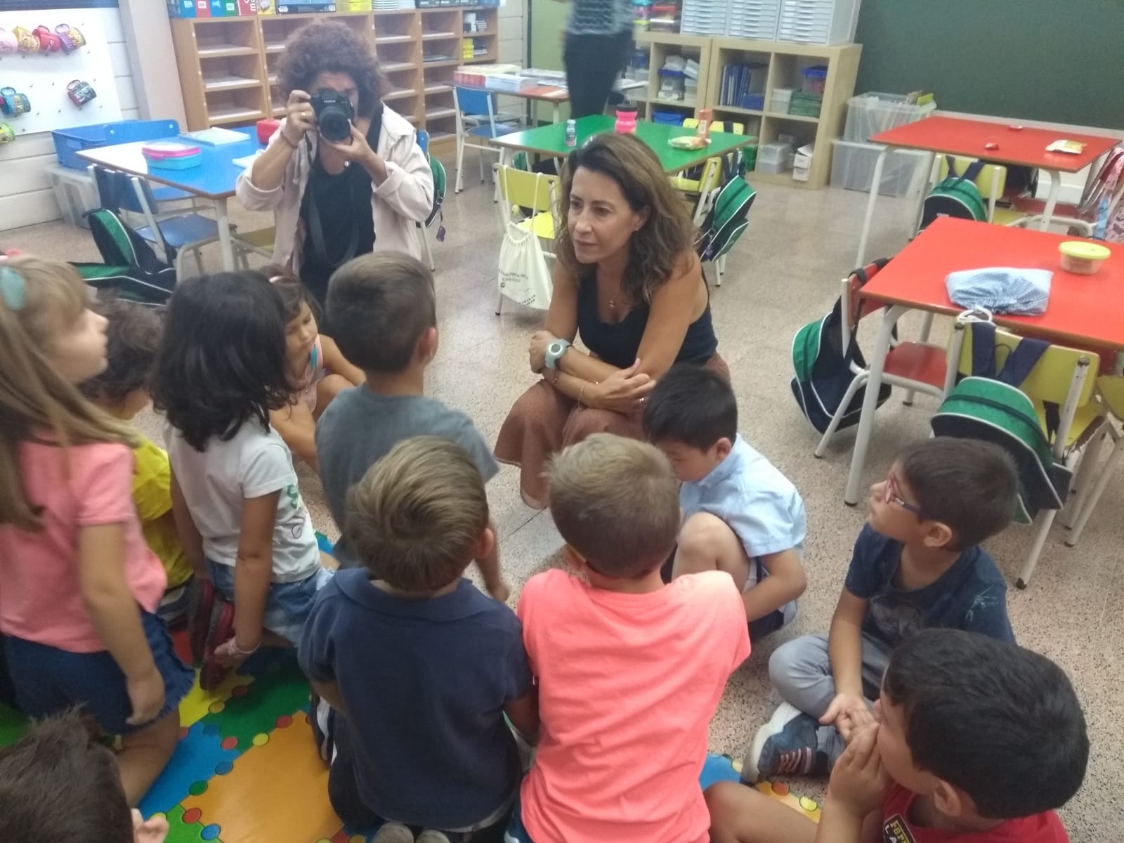 L’alcaldessa de Gavà inaugura el curs escolar 2019-20 a l’escola