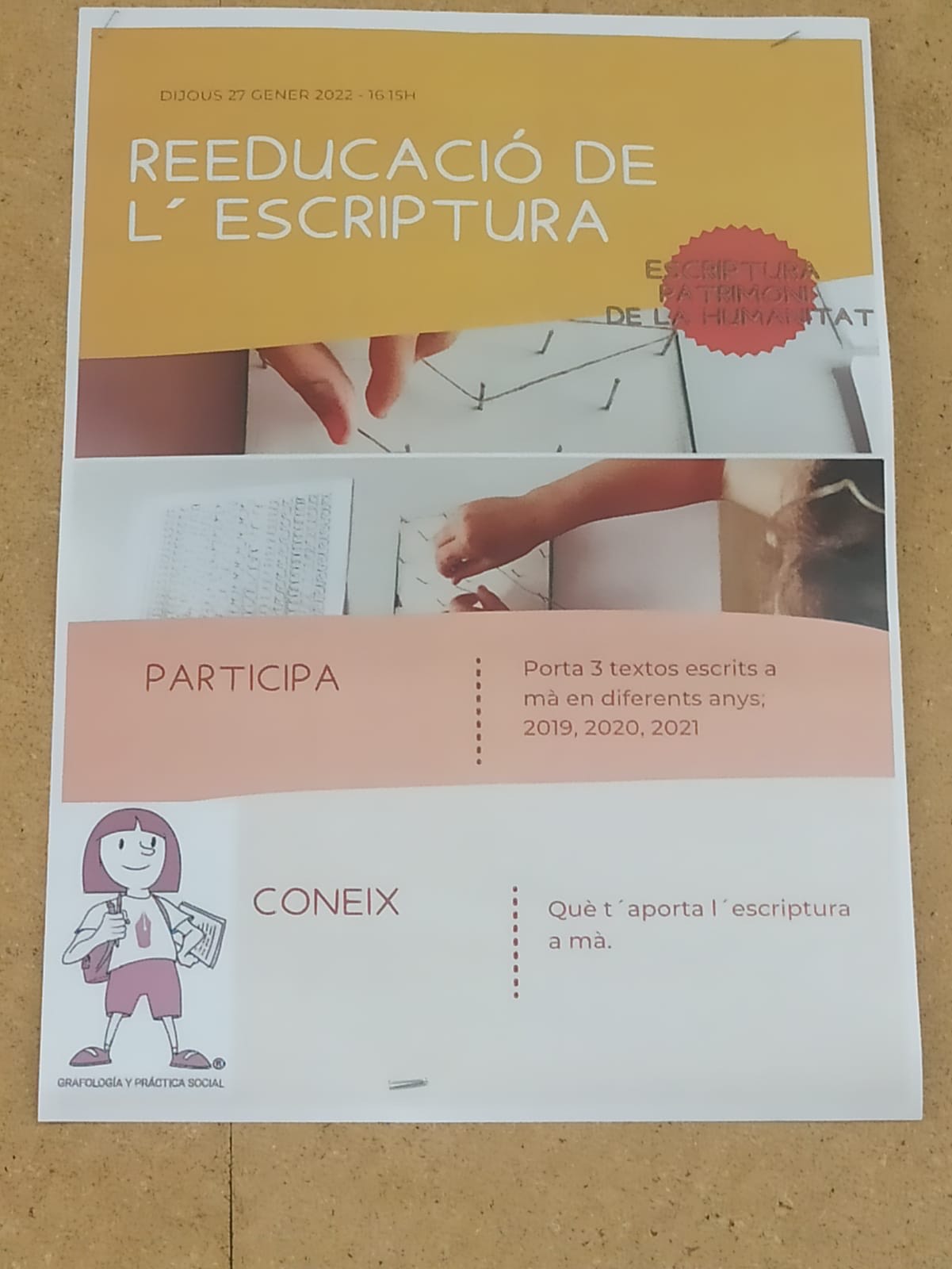 1r ESO. Conferència Xantal Laplana